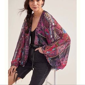 Anthropologie Natasia Cocoon Kimono